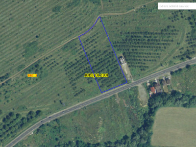 Teren intravilan industrial, hale depozite Baciu front 63 mp