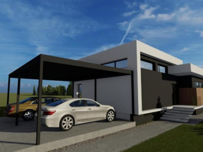 Teren 600mp autorizat casa individuala Baciu 