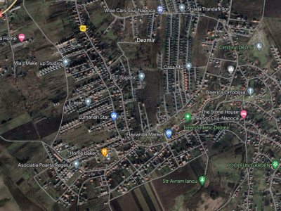 Teren intravilan 5300 mp front 30 m Dezmir