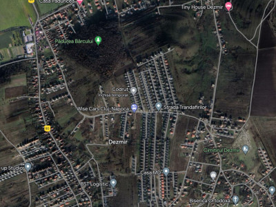 Teren intravilan cu utilități Dezmir 10000 mp front 43