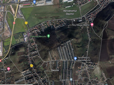 Teren construibil imediat lângă pădure Dezmir
