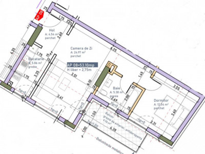 Apartament 2 camere 53 mp finisat bloc nou Cluj