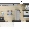 Apartament 2 camere cu balcon Bloc nou finalizat  Cluj-Napoca thumb 5